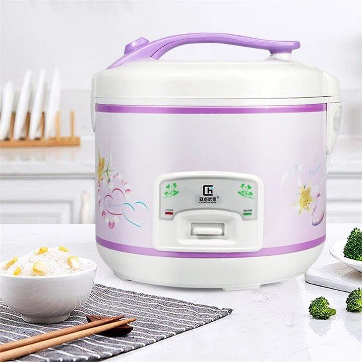 cooking rice in a rice cooker